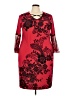 JM Collection Red Cocktail Dress Size 3X - photo 1
