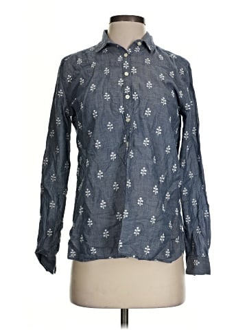 Ann Taylor LOFT Long Sleeve Button-Down Shirt (view 1)