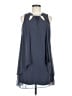 SLNY 100% Polyester Solid Gray Blue Cocktail Dress Size 8 (petite) - photo 1