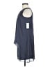 SLNY 100% Polyester Solid Gray Blue Cocktail Dress Size 8 (petite) - photo 5