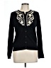 August Silk Black Cardigan Size L - photo 1