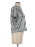 Porridge Metallic Silver Short Sleeve Top Size Sm (1) - photo 4
