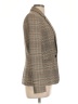 Express Plaid Brown Blazer Size 10 - photo 4