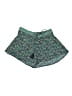 Aller Simplement 100% Polyester Paisley Teal Shorts Size S - photo 1