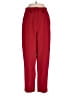 Topshop Solid Red Casual Pants Size 2 - photo 1