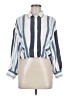 Zara TRF Stripes Blue 3/4 Sleeve Blouse Size M - photo 1