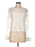 CAGE Ivory Long Sleeve Blouse Size L - photo 1