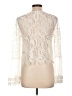 CAGE Ivory Long Sleeve Blouse Size L - photo 2