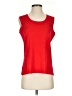 MING WANG Red Sleeveless T-Shirt Size S - photo 1