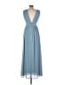 Lulus 100% Polyester Blue Casual Dress Size 1X - photo 2