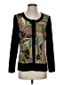 misook 100% Polyester Black Long Sleeve Blouse Size XS - photo 1