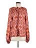Ramy Brook Orange Long Sleeve Blouse Size M - photo 1