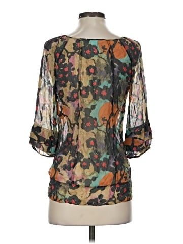 Diane von Furstenberg 3/4 Sleeve Silk Top (view 2)