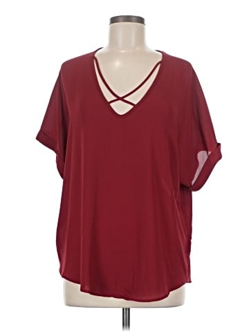 Lush Short Sleeve Blouse (view 1)