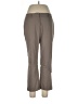 Apt. 9 Solid Brown Dress Pants Size 8PS - photo 1