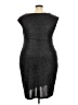 Connected Apparel Metallic Black Cocktail Dress Size 22 - photo 2