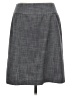 Larry Levine Solid Gray Casual Skirt Size 8 - photo 1