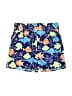 Mick Mack Ltd 100% Polyester Print Blue Board Shorts 9-12 MO / 12 MO - photo 2