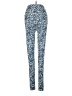 Aqua Paisley Blue Jeans Size XS - photo 2