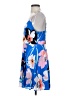 Express 100% Polyester Print Blue Cocktail Dress Size S - photo 5