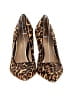 Jessica Simpson Animal Print Brown Heels Size 8 1/2 - photo 2