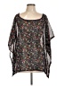 Element Black 3/4 Sleeve Blouse Size L - photo 1