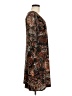 Connected Apparel Animal Print Brown Cocktail Dress Size 6 - photo 4