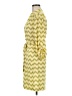Tacera Chevron-herringbone Yellow Casual Dress Size M - photo 5
