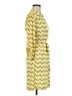 Tacera Chevron-herringbone Yellow Casual Dress Size M - photo 4