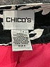 Chico's 100% Cotton Print Black Blazer Size Lg (2) - photo 6