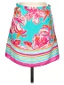 Lilly Pulitzer 100% Silk Tropical Teal Silk Skirt Size XXS - photo 1