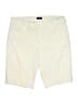 Not Your Daughter's Jeans Solid Ivory Khaki Shorts Size 10 - photo 1