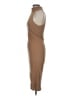 Zara Solid Brown Cocktail Dress Size S - photo 5