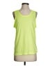 Nike 100% Polyester Green Active Tank Size S - photo 1