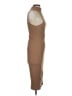 Zara Solid Brown Cocktail Dress Size S - photo 4