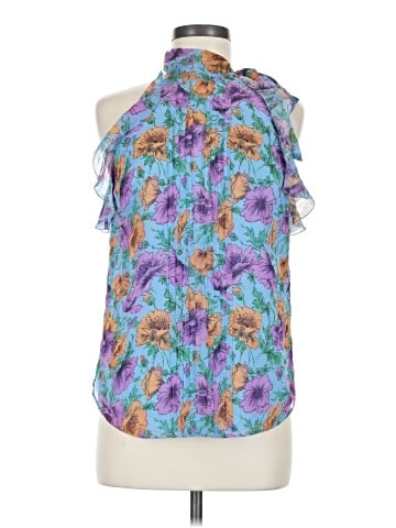 Veronica Beard Sleeveless Silk Top (view 1)