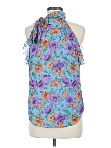 Veronica Beard Sleeveless Silk Top (view 2)