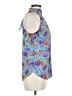 Veronica Beard 100% Silk Blue Sleeveless Silk Top Size 6 - photo 4