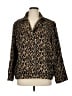 Chico's Animal Print Gold Jacket Size XL (3) - photo 1