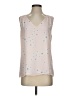 Pixley 100% Polyester Stars Pink Sleeveless Blouse Size S - photo 1