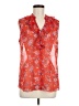 CAbi 100% Polyester Orange Sleeveless Blouse Size M - photo 1