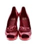 Moschino Cheap And Chic 100% Leather Red Heels Size 6 1/2 (estimated) - photo 2