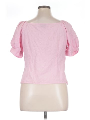 a.n.a. A New Approach Short Sleeve Blouse (view 2)