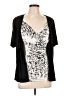 George Black Short Sleeve Top Size L - photo 1