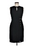 Kenar Solid Black Cocktail Dress Size 6 - photo 1
