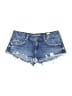 Garage Blue Denim Shorts Size 0 - photo 1