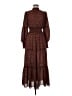 Max Studio 100% Polyester Brown Casual Dress Size M - photo 1