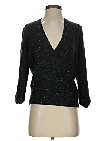 Madewell Donegal Wrap-Front Pullover Sweater in Coziest Yarn (view 1)