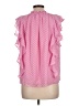 Generation Love 100% Polyester Solid Polka Dots Pink Sleeveless Blouse Size L - photo 2