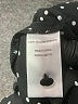 41Hawthorn 100% Polyester Polka Dots Black 3/4 Sleeve Blouse Size 1X - photo 8